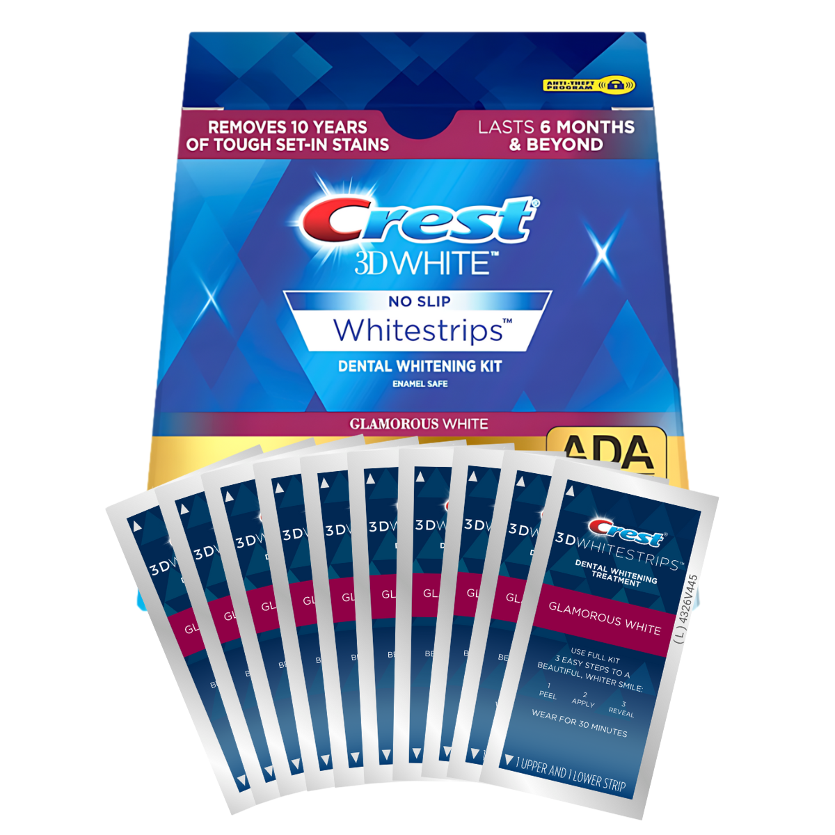 Balinimo juostelės Crest Glamorous 3D White Whitestrips