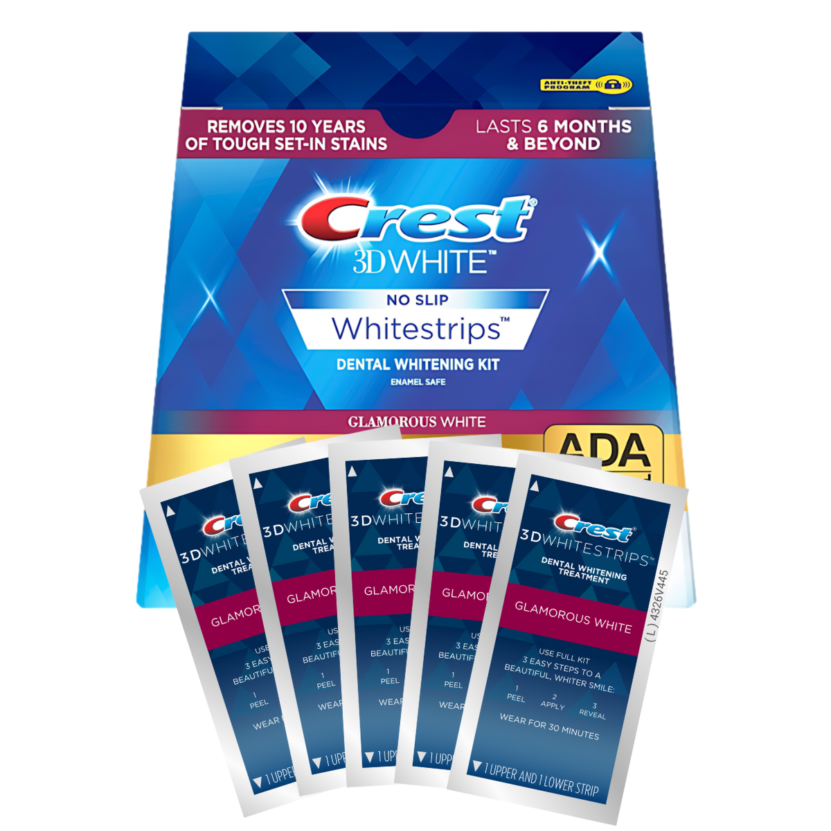 Balinimo juostelės Crest Glamorous 3D White Whitestrips