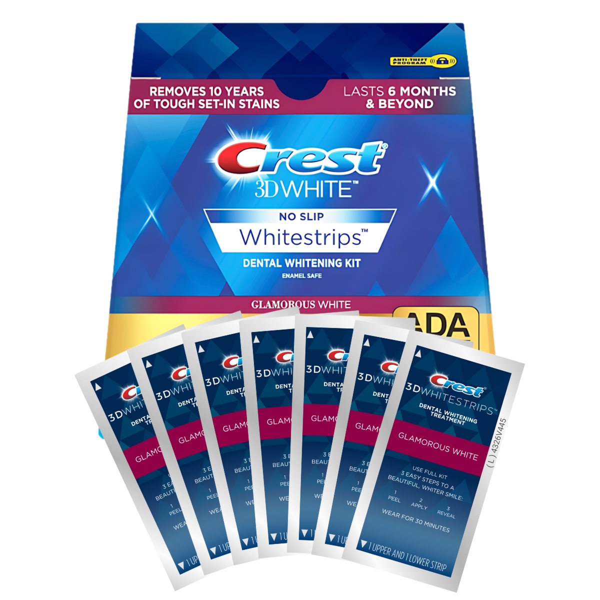 Balinimo juostelės Crest Glamorous 3D White Whitestrips