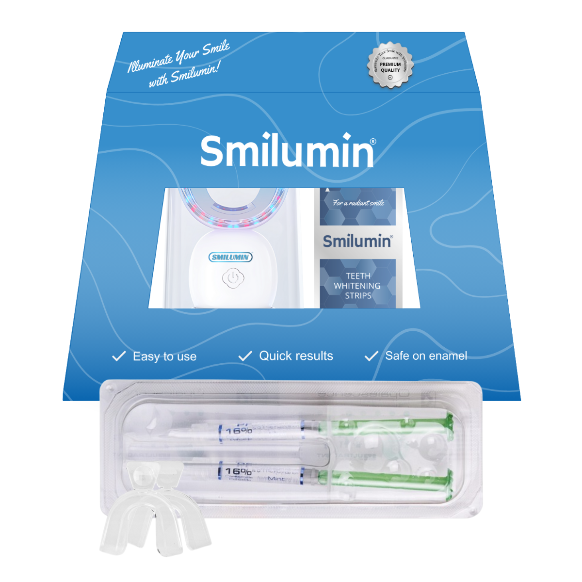 Balinimo rinkinys Smilumin su Opalescence 16% geliu