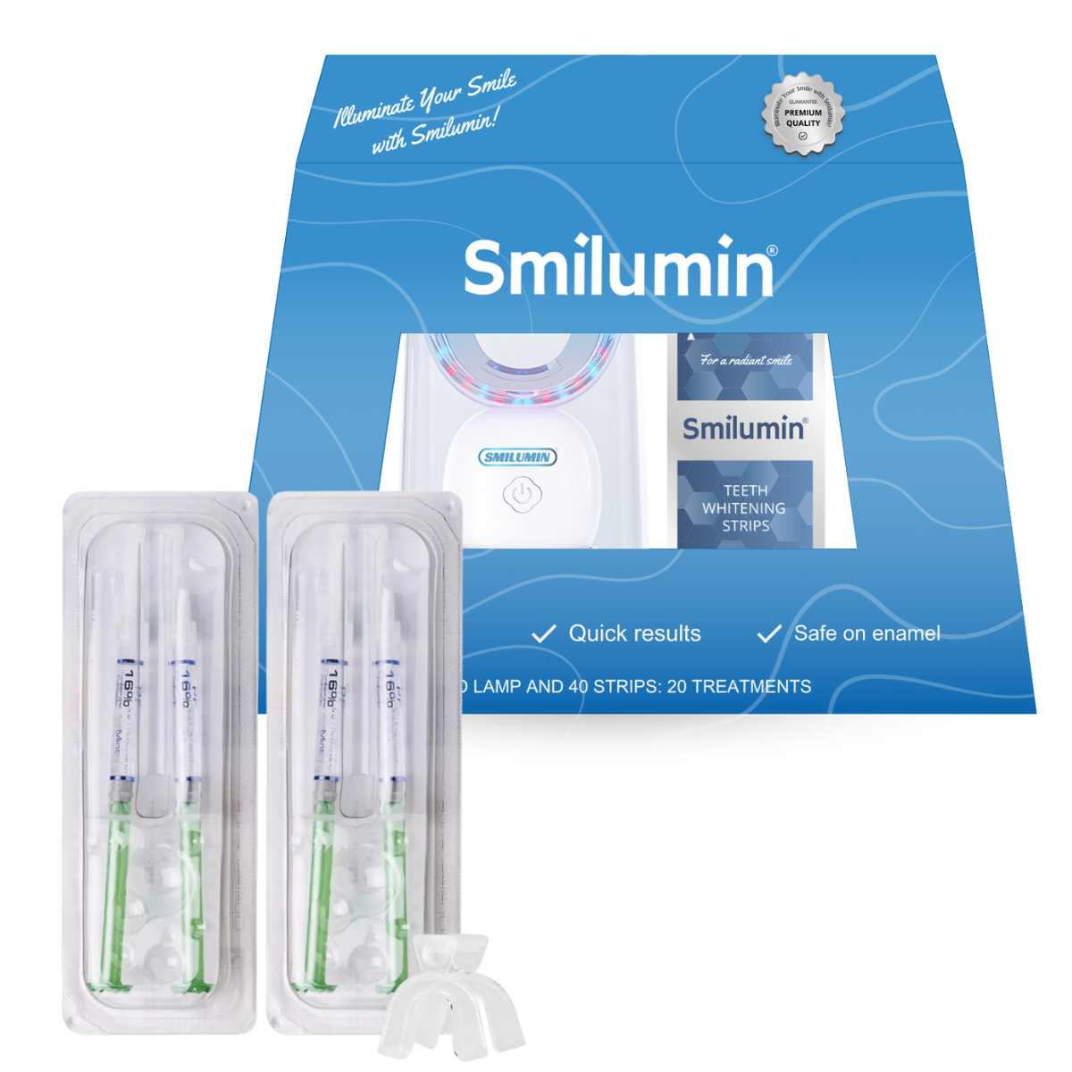 Balinimo rinkinys Smilumin su Opalescence 16% geliu