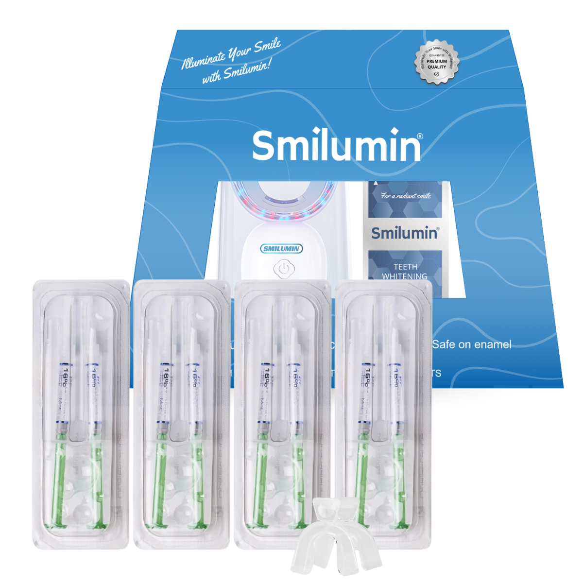 Balinimo rinkinys Smilumin su Opalescence 16% geliu