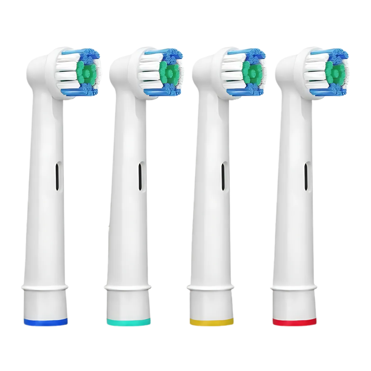 Deep Clean baltas elektrinis dantų šepetėlis + 4 galvutės