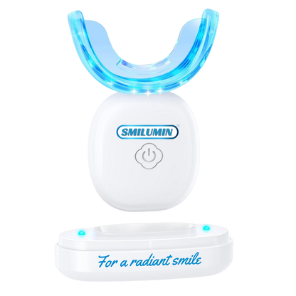 Smilumin – Dantų priežiūros rinkinys su LED lempa ir juostelėmis