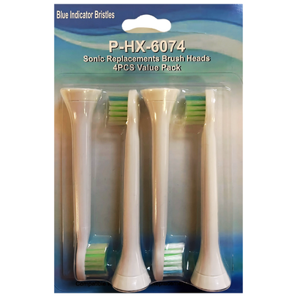 Sada 12 Kompatibilných Hlavíc Pre Zubné Kefky Philips Sonicare – P-HX-6044/P-HX-6074/P-HX-6024