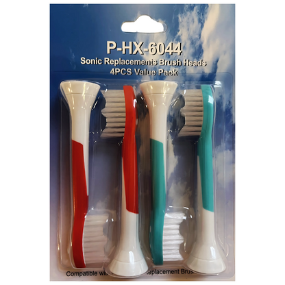 Sada 12 Kompatibilných Hlavíc Pre Zubné Kefky Philips Sonicare – P-HX-6044/P-HX-6074/P-HX-6024